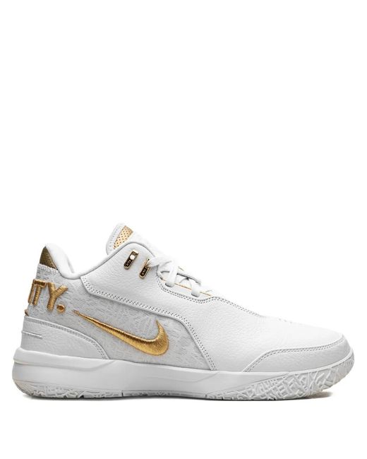 Nike White Zoom Lebron Nxxt Gen Equity Sneakers for men
