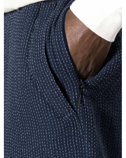Maharishi Blue Pantalon Sashiko À Lien De Resserrage for men