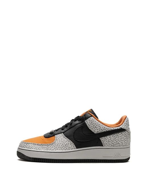 Nike Black Air Force 1 Low Supreme "Safari" Sneakers