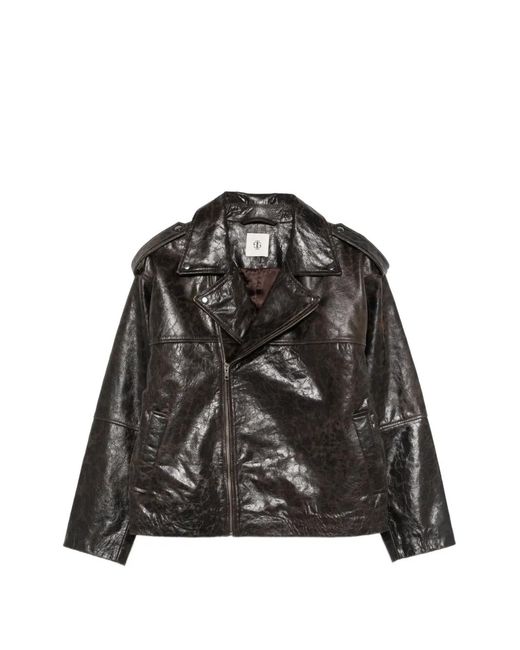 THE GARMENT Black Margo Epaulettes Zip Jacket