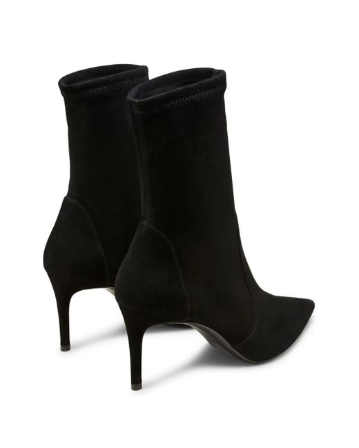 Stuart Weitzman Black 75Mm Stuart Power Boots
