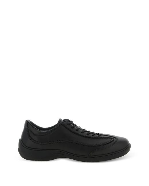 Kiko Kostadinov Black Sargo Woven-Detail Sneakers for men