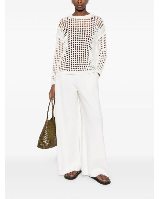 Max Mara White Sweater