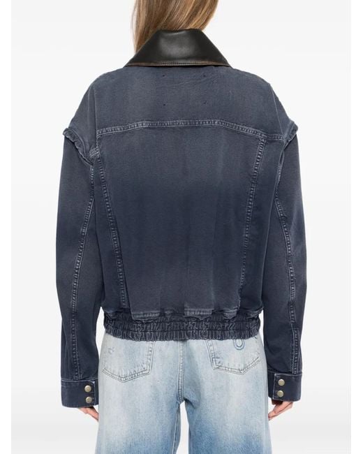 Halfboy Blue Denim Bomber Jacket