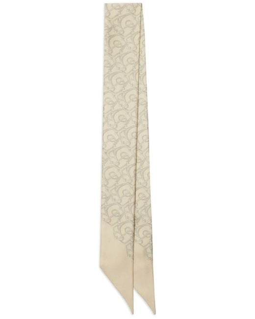 Burberry Skinny B チャーム スカーフ White