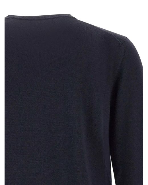 Kangra Blue Crew-Neck Knitted Sweater for men