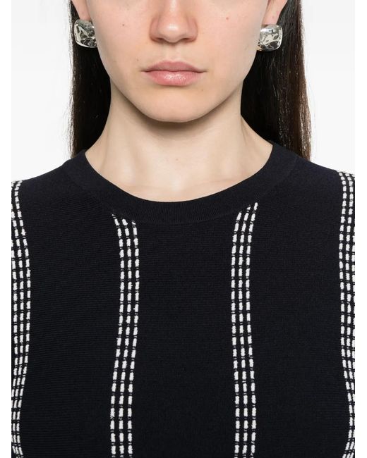 Liu Jo Black Short Knit Dress