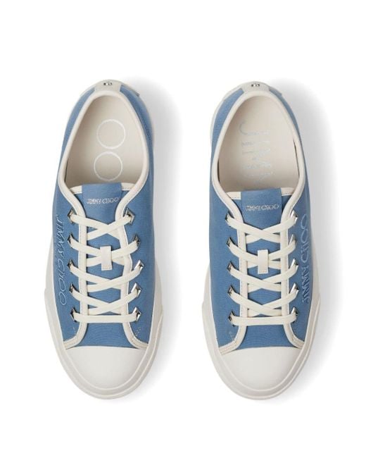 Sneakers Palma Maxi/F con suola rialzata di Jimmy Choo in Blue