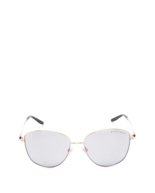 Polo Ralph Lauren White Vivienne Sunglasses