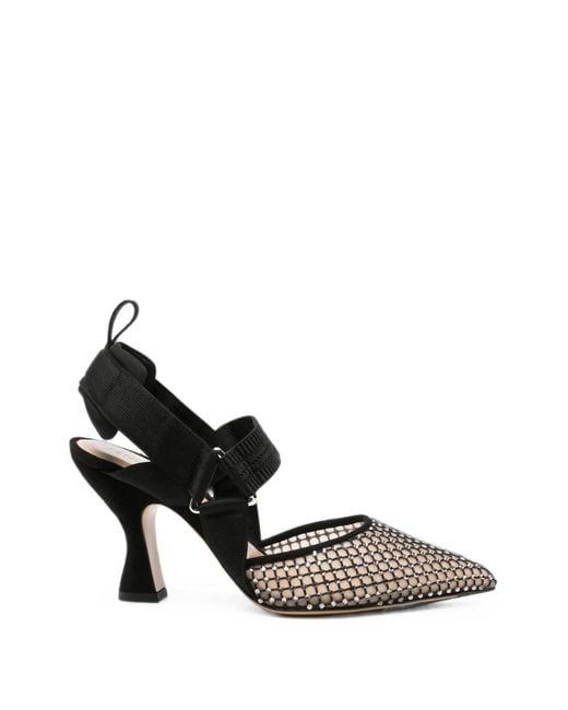 Fendi Black Leather Pumps