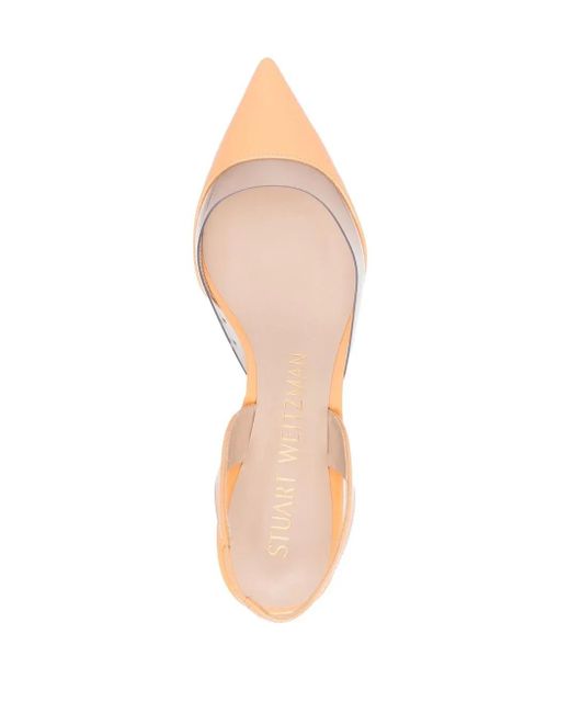 Stuart Weitzman Natural Forme Lucite Pumps