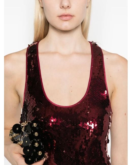 retroféte Red Bella Maxi Dress