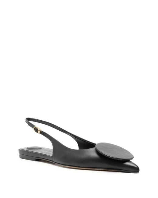 Jacquemus Black Les Slingbacks Duelo P