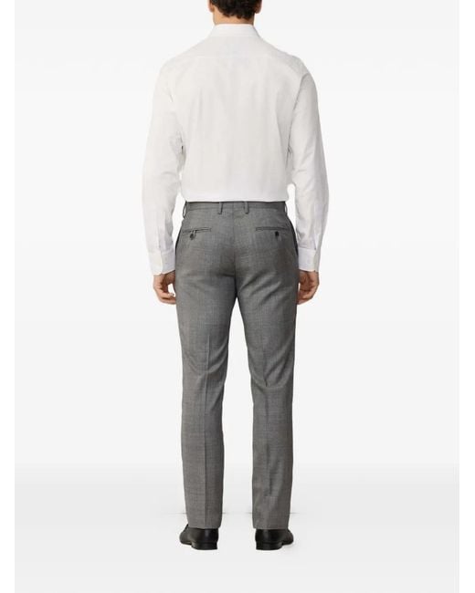 Hackett Gray Prince Of Wales Check Suit for men