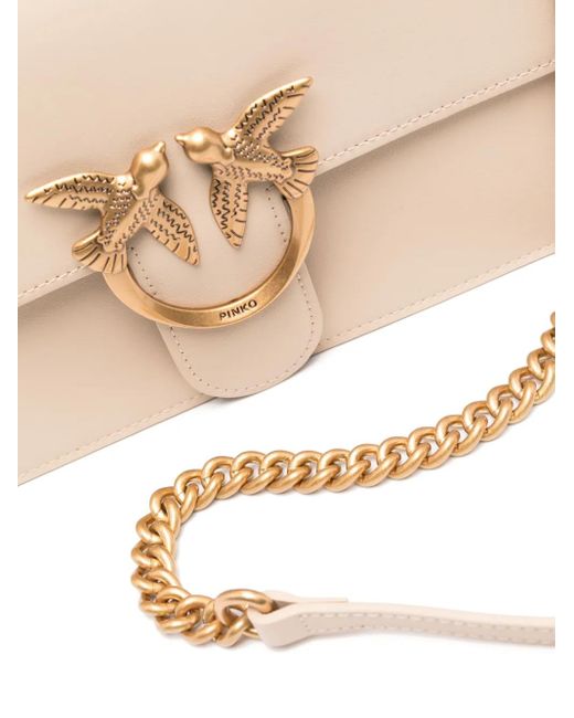 Pinko Natural 'Love One Classic' Crossbody Bag