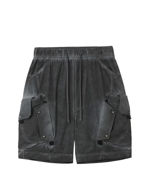FIVE CM Gray Short À Poches À Rabat for men