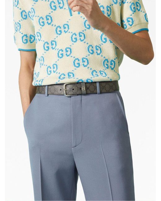 Cinturón GG-Supreme ajustable Gucci de hombre de color Multicolor