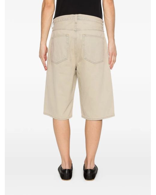 Agolde White Fusion Denim Shorts for men