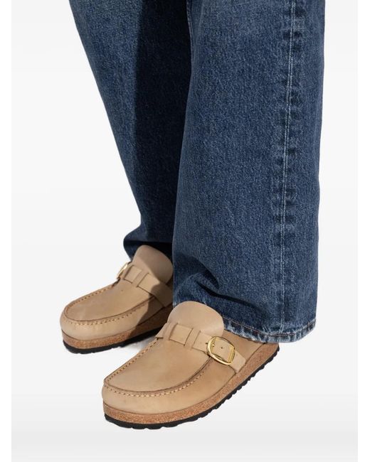 Birkenstock Brown Buckley Strap Mules