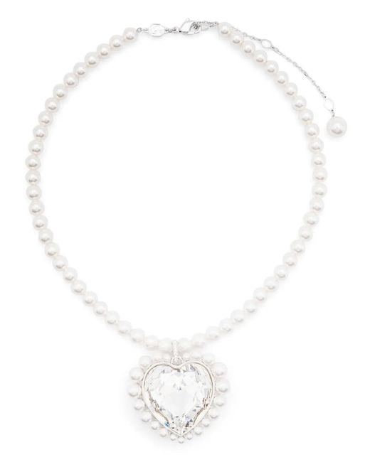 Swarovski White X Ariana Grande Pearl Necklace