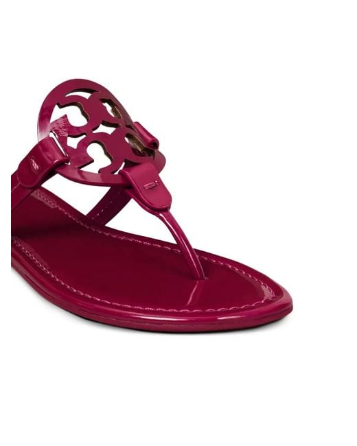 Tory Burch Pink Miller Cut-Out Miller Sandals