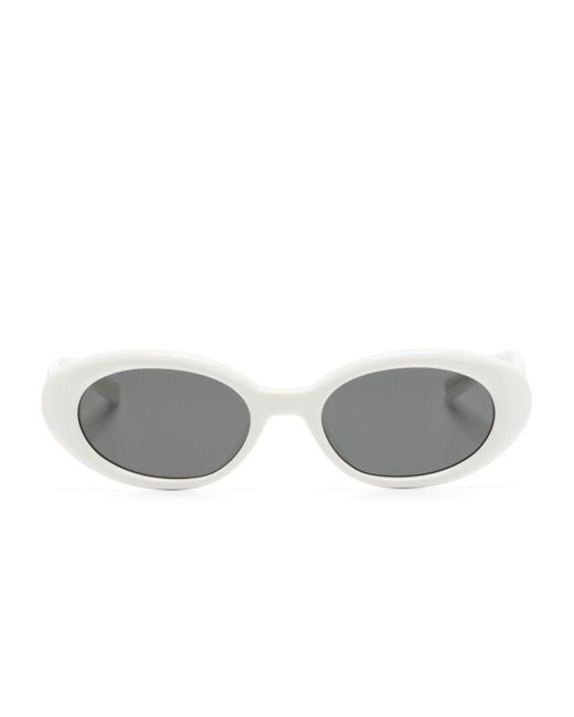 Maison Margiela Gray Xgentle Monster Oval-frame Sunglasses