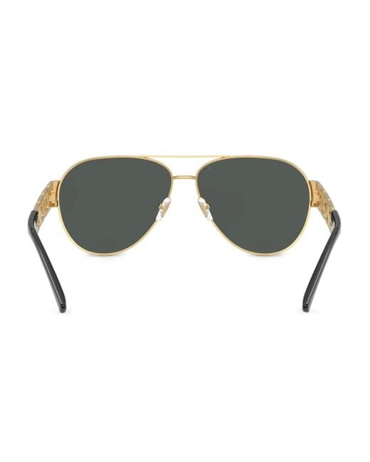 Versace Metallic Pilot Sunglasses for men