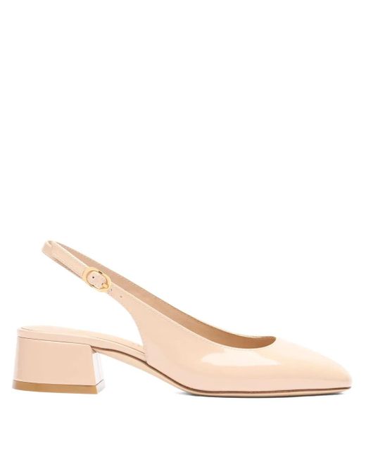 Stuart Weitzman 35mm Maeve Pumps Natural