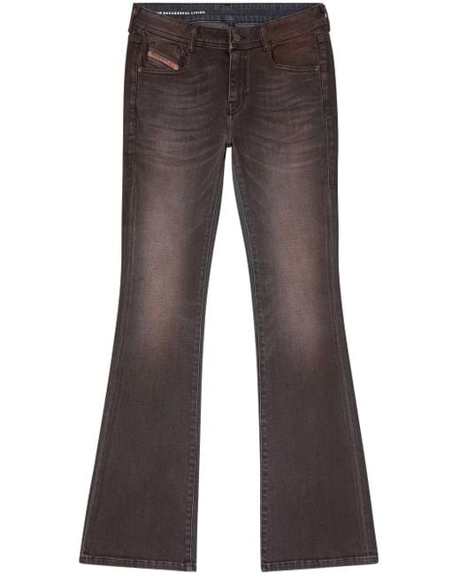 DIESEL Gray 1969 D-Ebbey Bootcut-Jeans