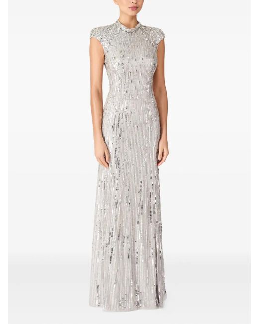 Jenny Packham White Ernest Maxi Dress