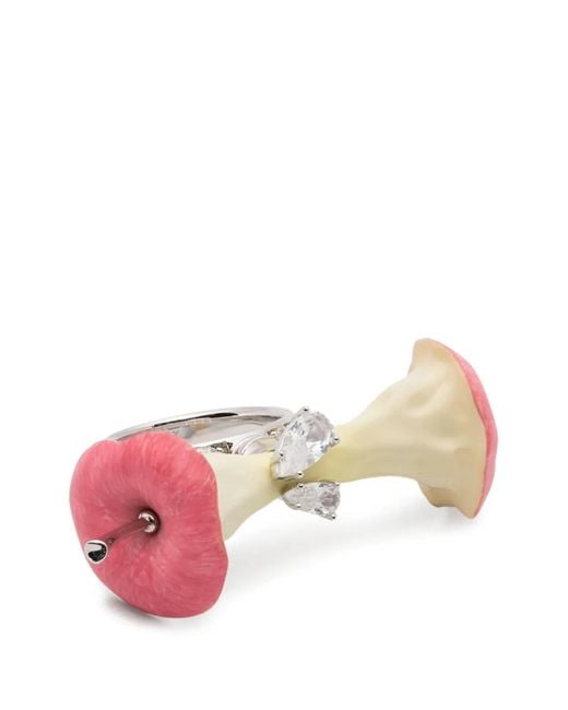YVMIN Paradise/Apple Core Spin Ring in het Pink
