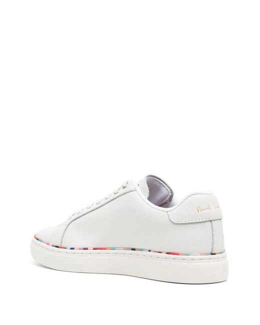 Paul Smith White Leather Sneakers