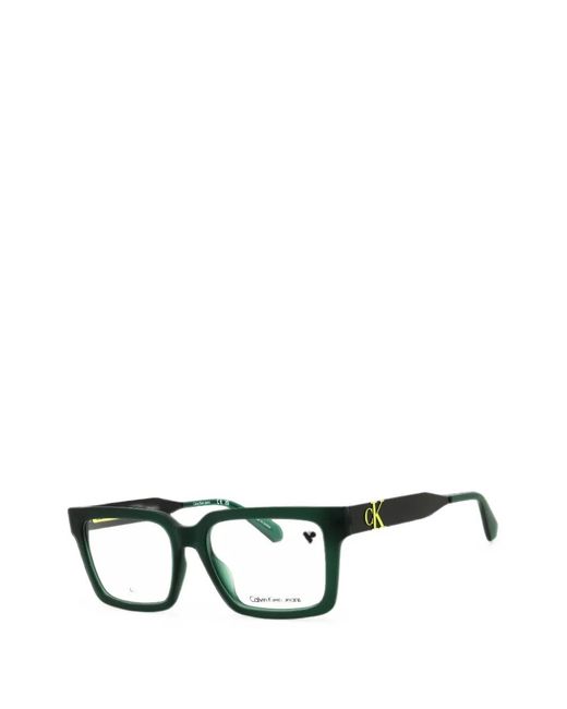 Calvin Klein Black Rectangle-Frame Glasses