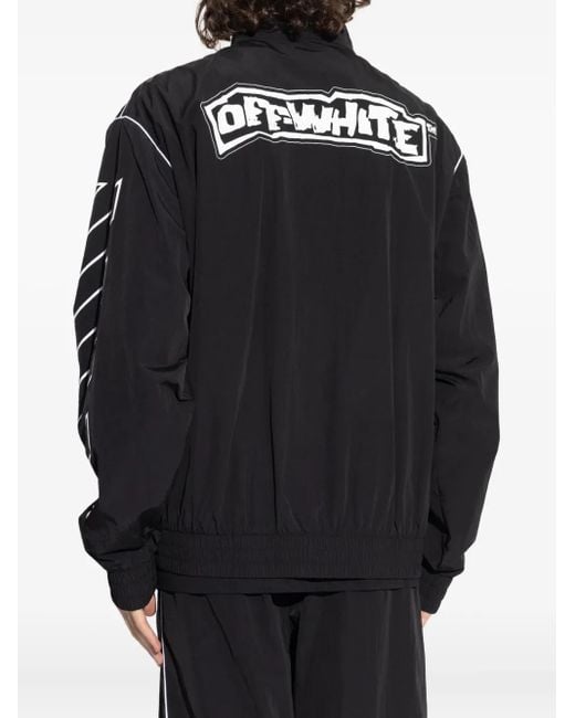 Off-White c/o Virgil Abloh Graffic-print jacket in Black für Herren
