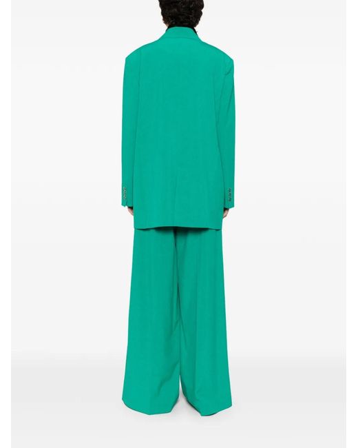 SIMONA CORSELLINI Green Buttoned Blazer