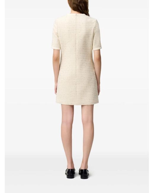 Claudie Pierlot Tweed Jurk in het Natural
