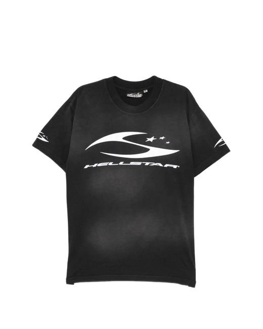 HELLSTAR Black Graphic T-Shirt for men