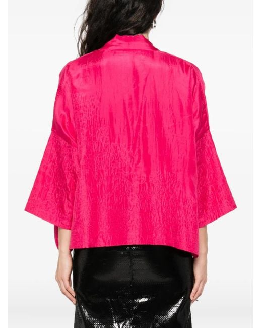 Veste À Design Ouvert Yavi en coloris Pink