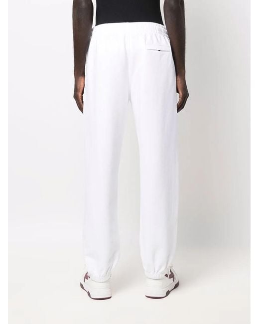 Off-White c/o Virgil Abloh White Helvetica Logo-print Track Pants for men