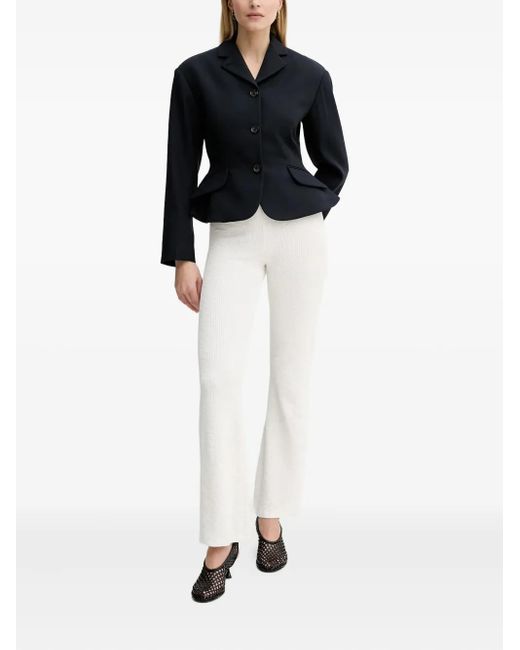 Bally Black Peplum Blouse