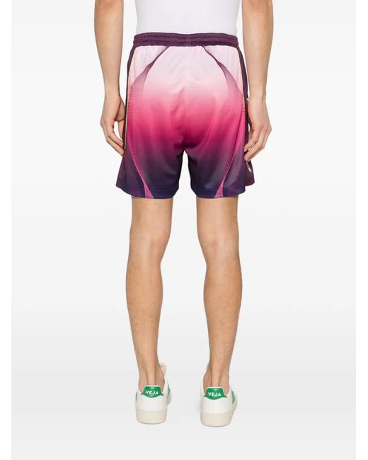 Casablanca Multicolor Gradient Football Shorts for men