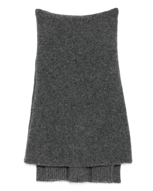 Entire studios Gray Bound Off-Shoulder Sweater
