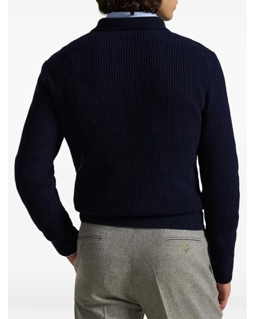 Polo Ralph Lauren Blue Logo-Embroidered Polo Shirt for men