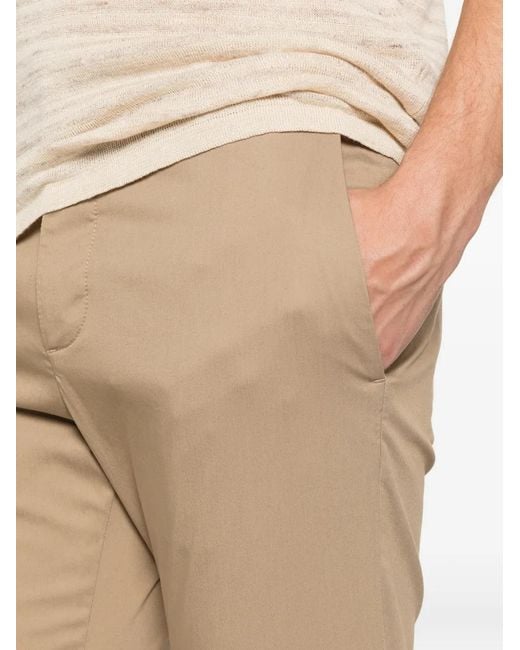 Jacob Cohen Natural Logo-Patch Trousers for men
