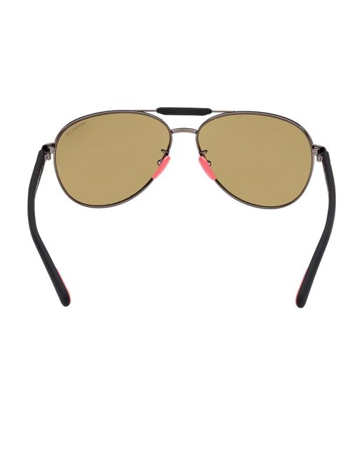 Moncler Natural Logo-Print Sunglasses