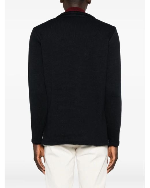Manuel Ritz Black Single-Breasted Blazer for men