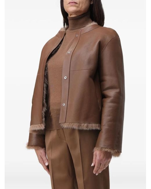 Kiton Brown Fur Jacket