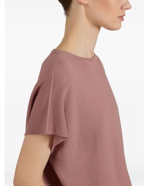 Slowear Pink Zanone Cotton T-Shirt
