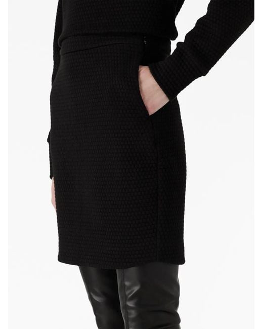 Gonna Con Vita Elasticizzata di Emporio Armani in Black