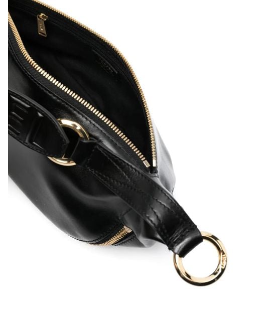 Lancel Black Small Origami Crossbody Bag